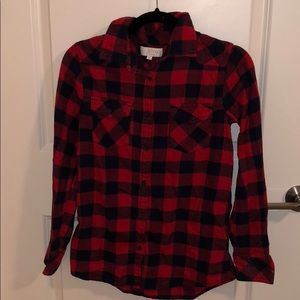 Red and black flannel